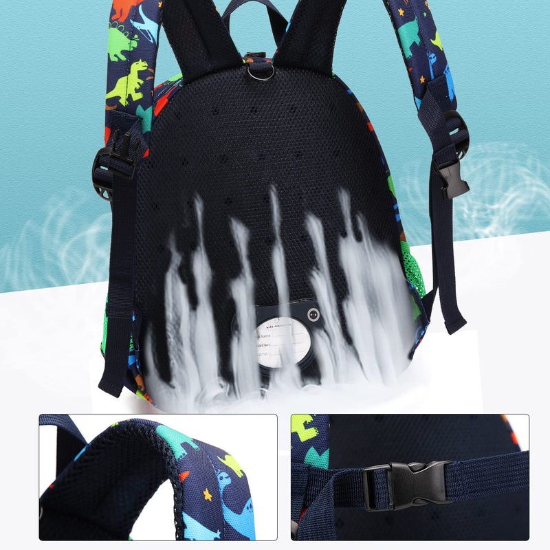 willikiva 3D Dinosaur Backpack Toddler Backpacks for Boys and Girls Kids Backpack Waterproof Preschool Safety Harness Leash (Mechanical Dinosaur) - Image 5